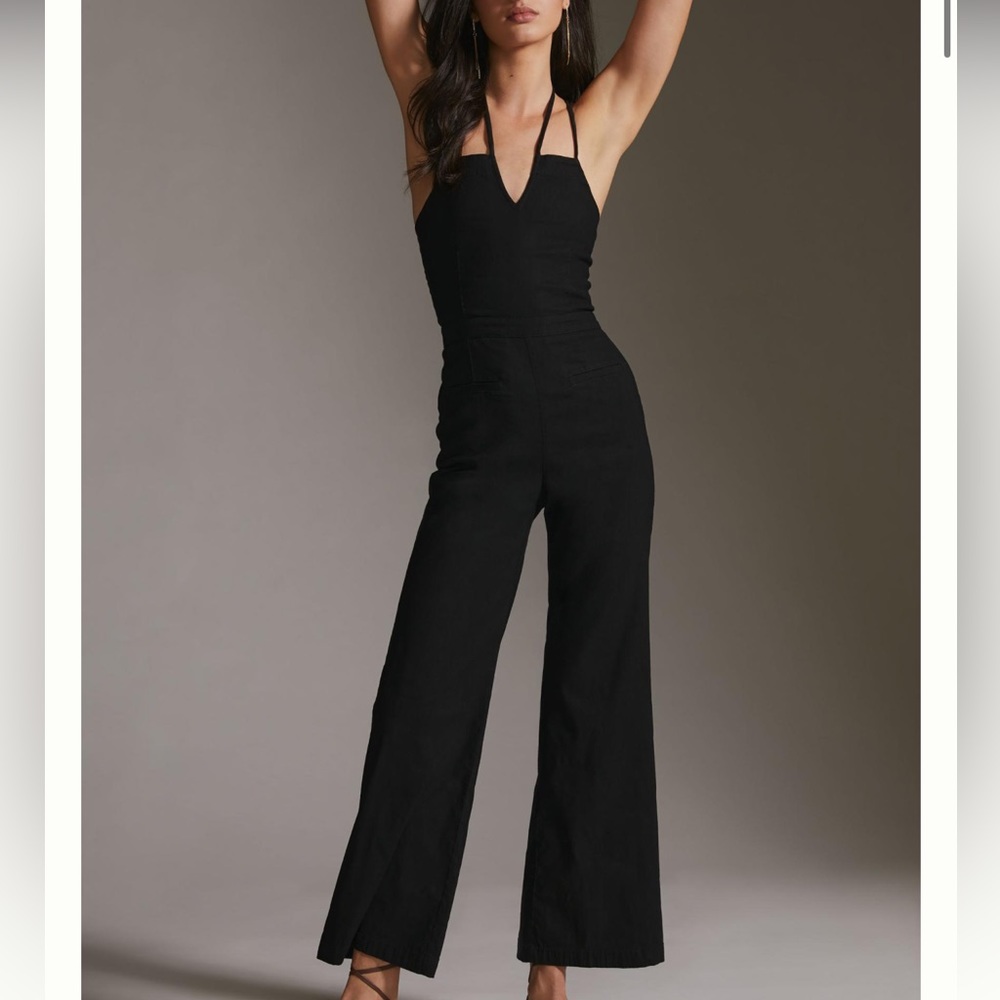 Anthropologie Black Jumpsuit